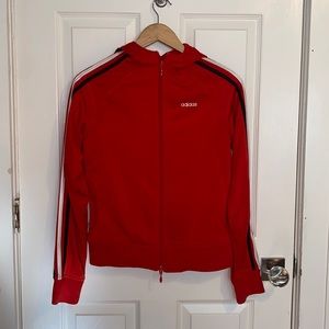 Adidas Women’s Full zip Hooded jacket size small